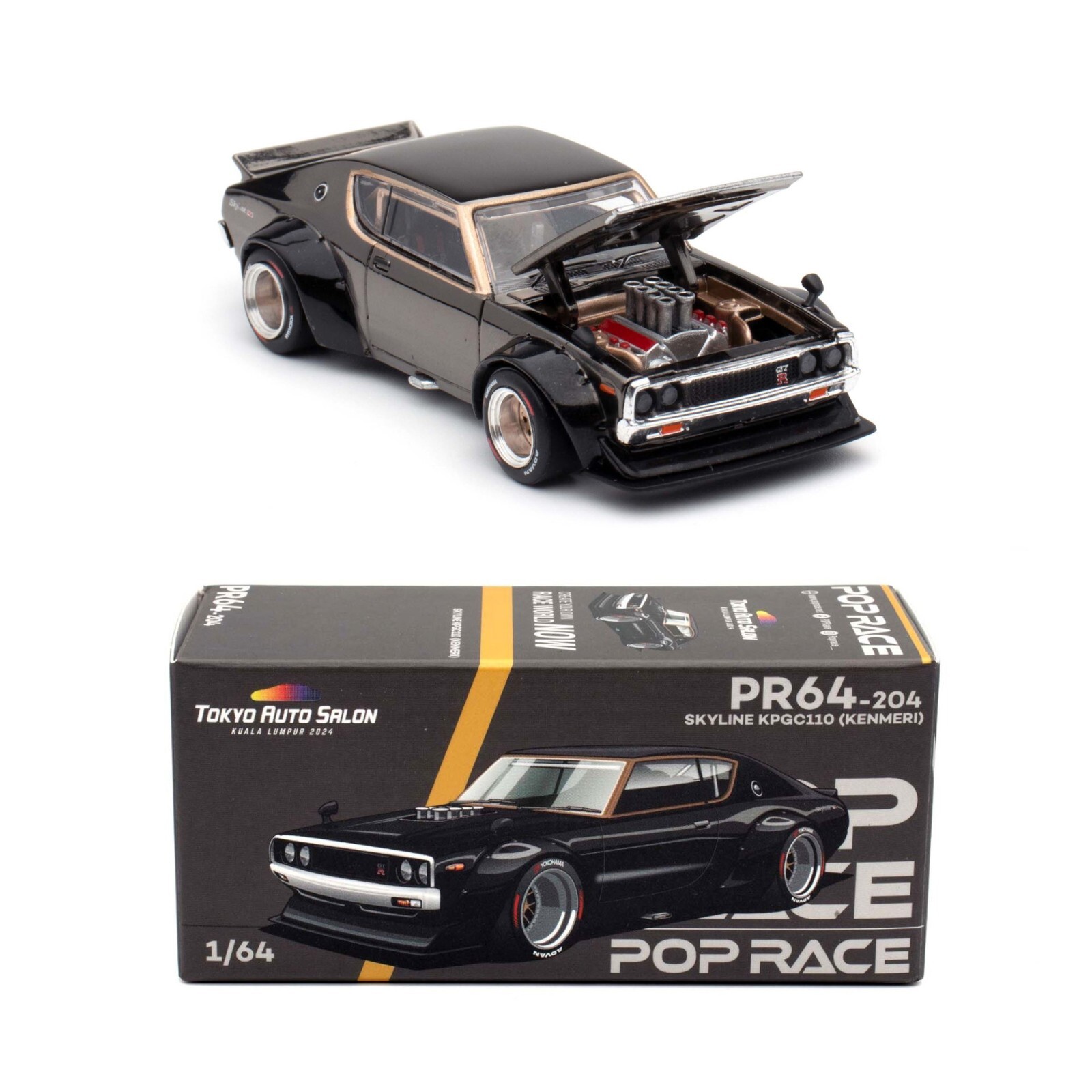 POP RACE NISSAN SKYLINE KPGC110 KENMERI TOKYO AUTO SALON KUALA
