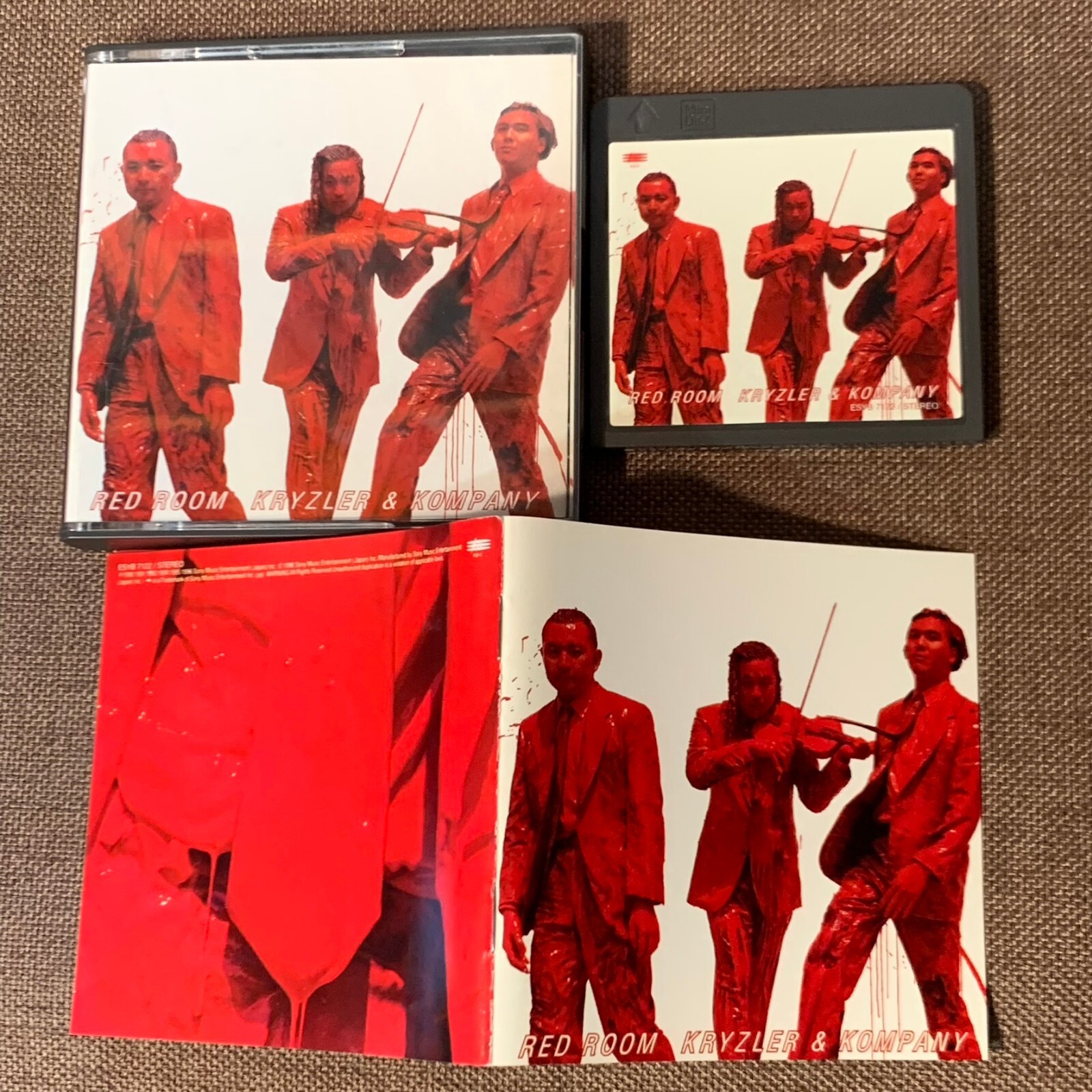 KRYZLER & KOMPANY Red Room JAPAN Mini Disc MD ESYB7122 w/ BOOKLET