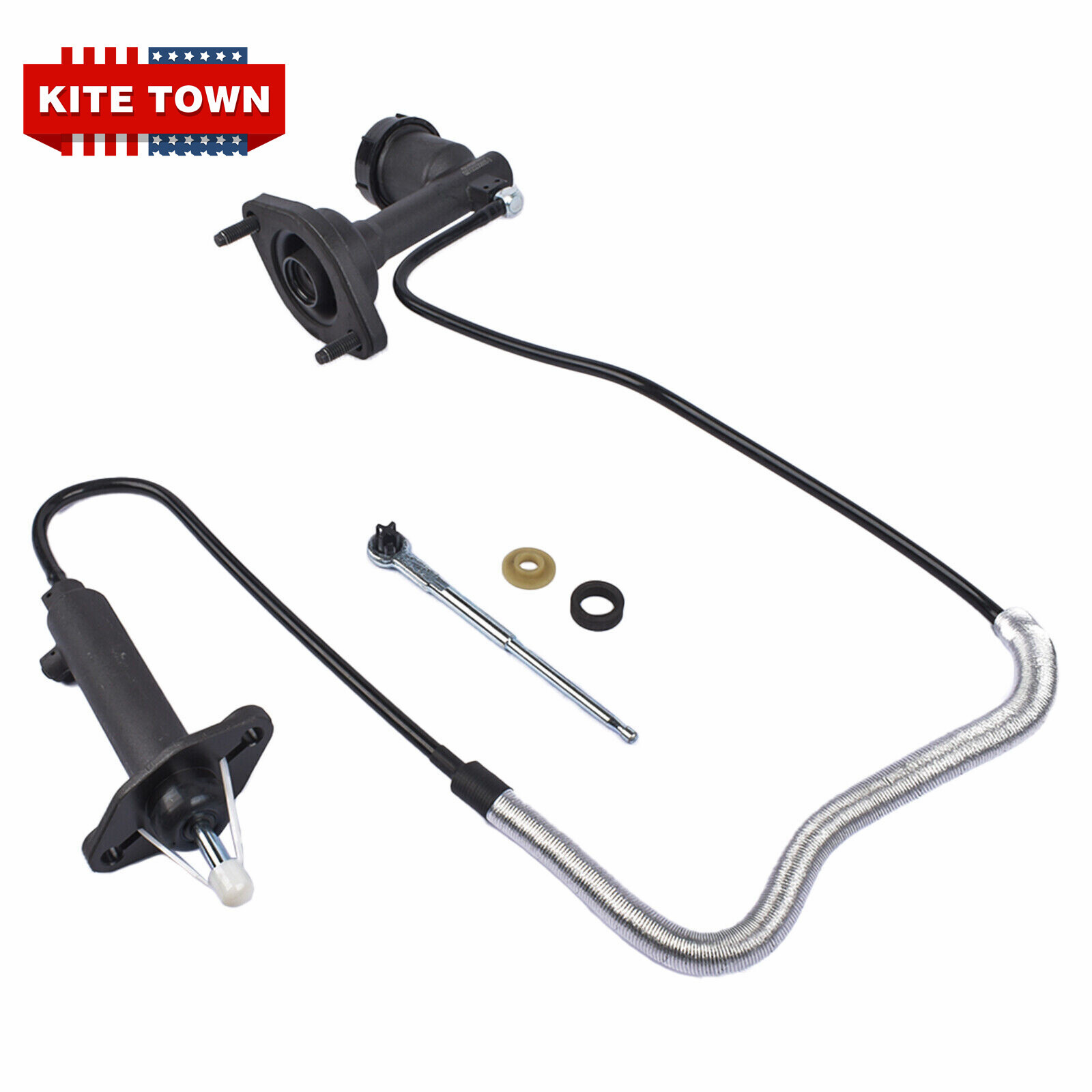 Clutch Master & Slave Cylinder Assembly for Jeep Wrangler 2.5L 4.0