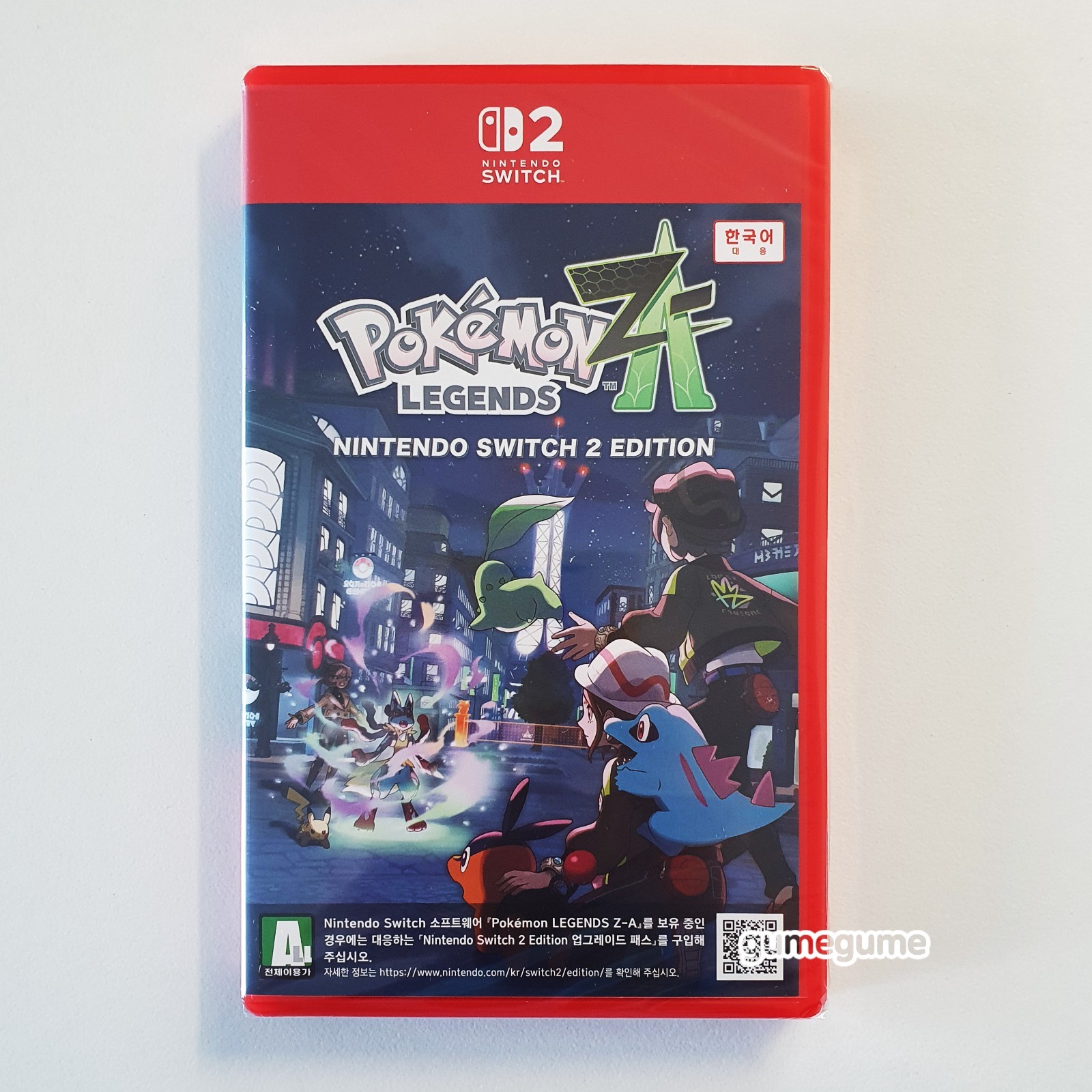 Switch 2 Pokémon Legends Z-A Korean English French German Chinese