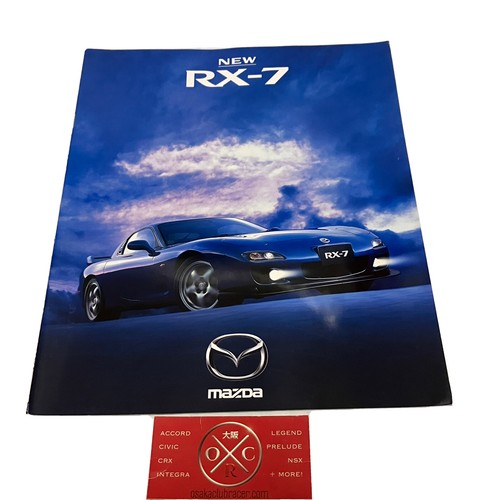 Mazda RX-7 Brochure Catalog JDM Rare OEM FD3S 1999 00 92-02 Type R