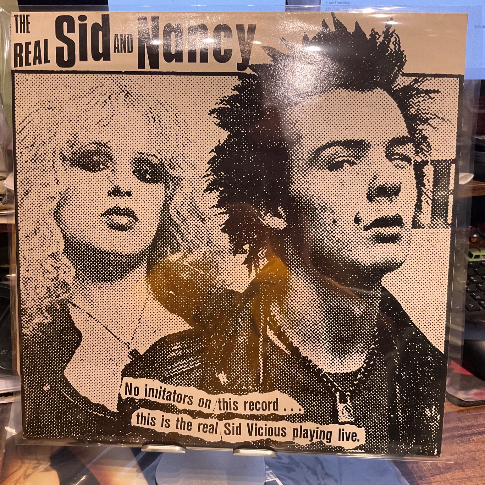 SID VICIOUS LP The Real Sid And Nancy 1986 UK MBC JOCK LP 4 NM/EX