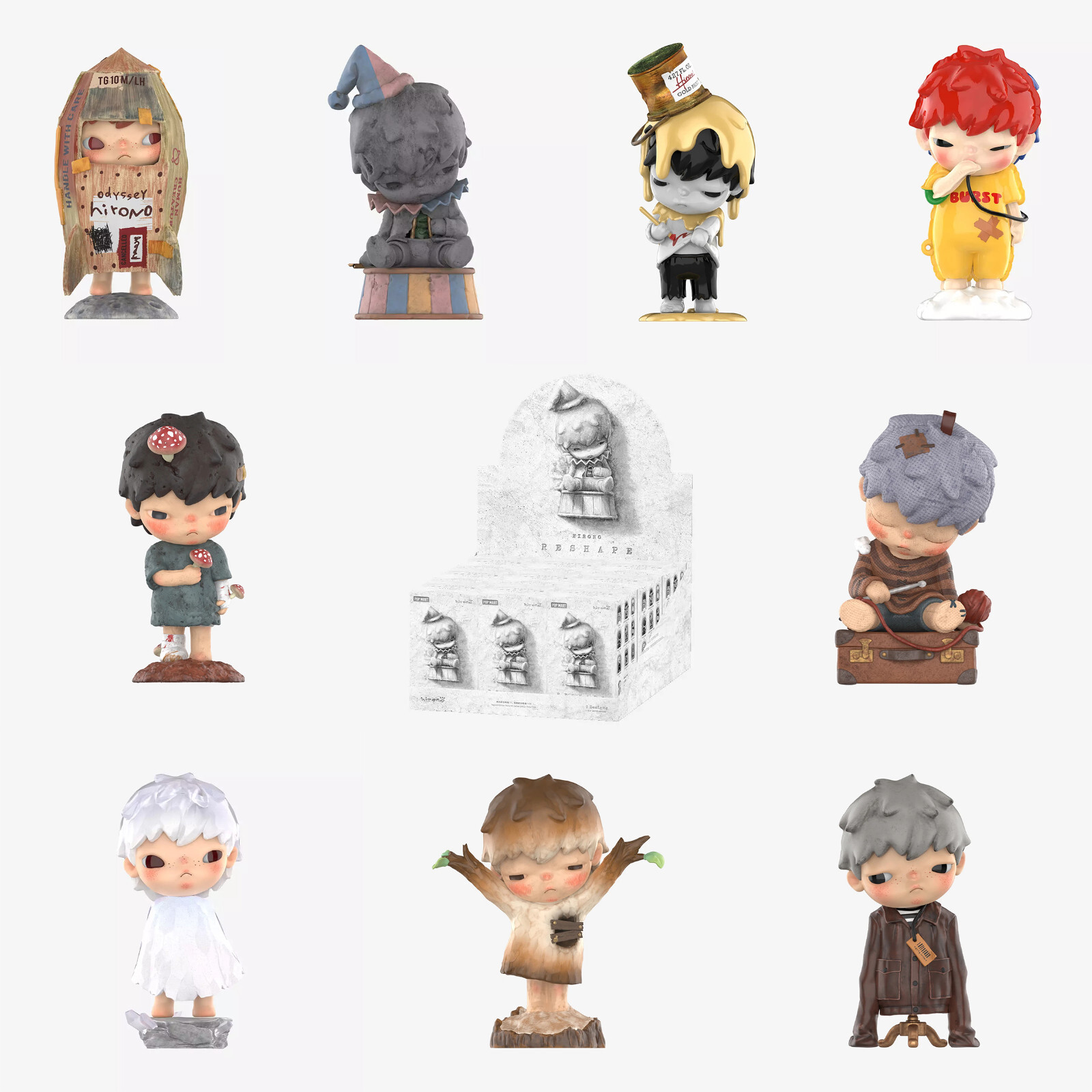 POP MART x Hirono Reshape Series Figures Confirmed Figure Sealed