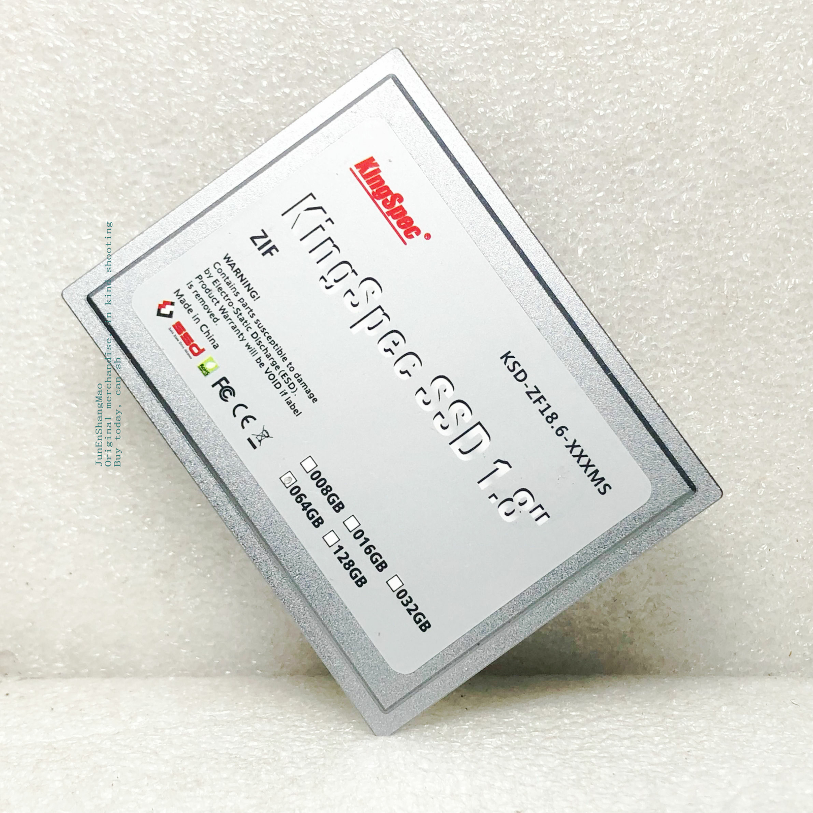 KingSPec 64GB (1.8''64GB SSD-ZIF) KSD-ZF18.6-XXXMS 1.8