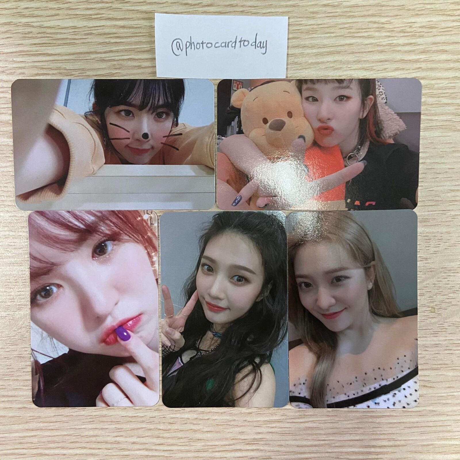 RED VELVET BADBOY KIHNO ALBUM PHOTOCARD SEULGI JOY YERI IRENE