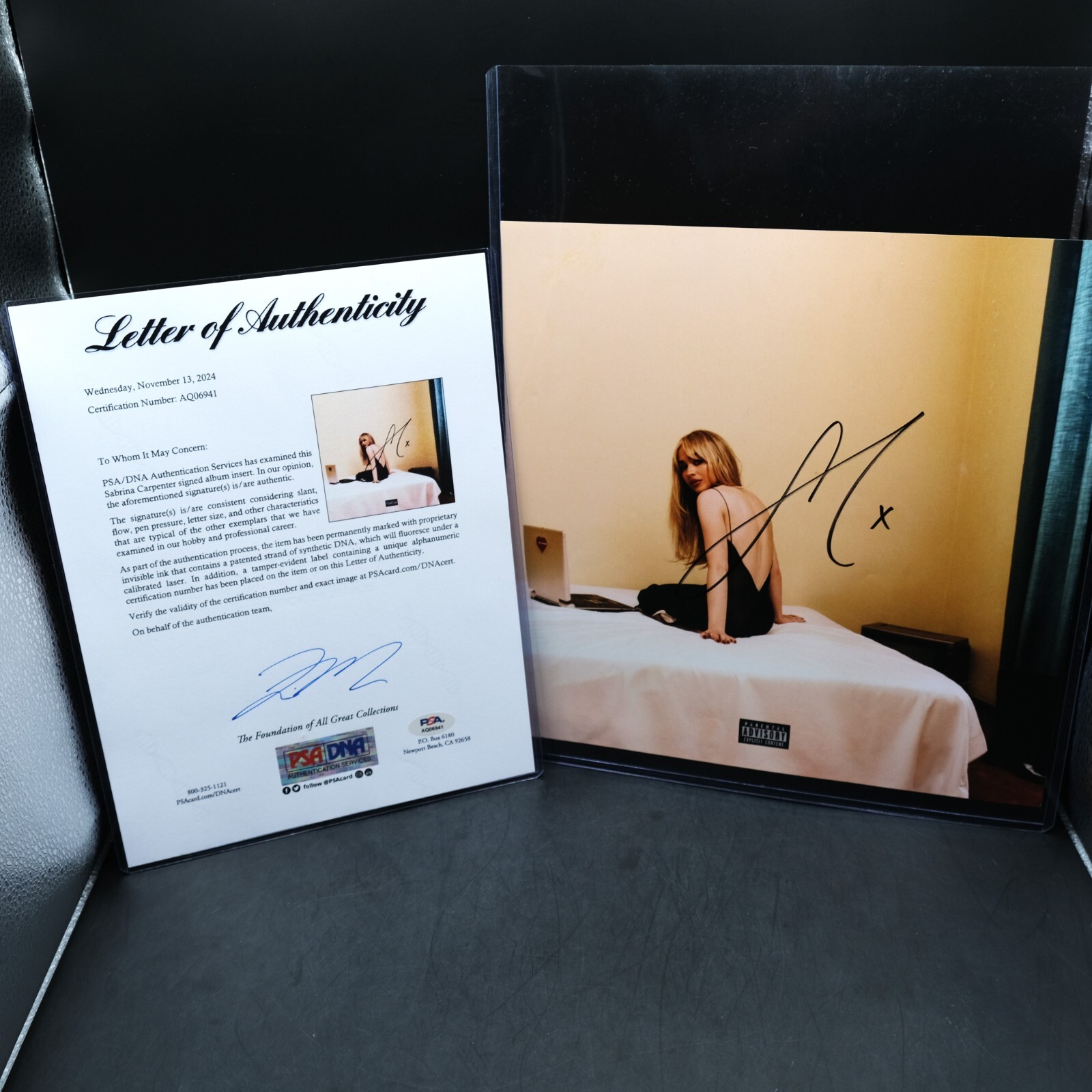 Sabrina Carpenter Signed Emails I Can't Send Autograph Vinyl