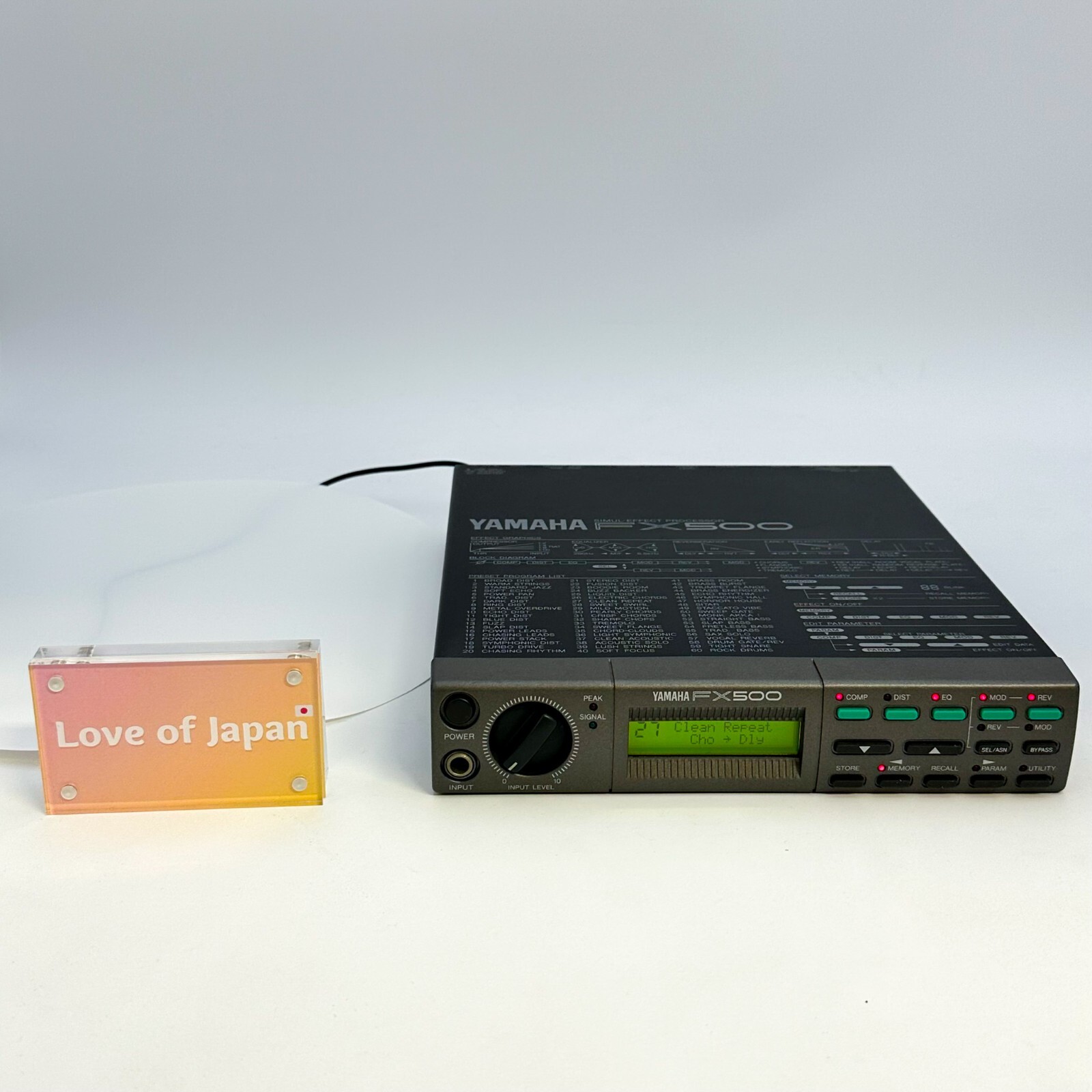 Yamaha FX500 Simul Effect Processor MIJ Multi Efects Working Good