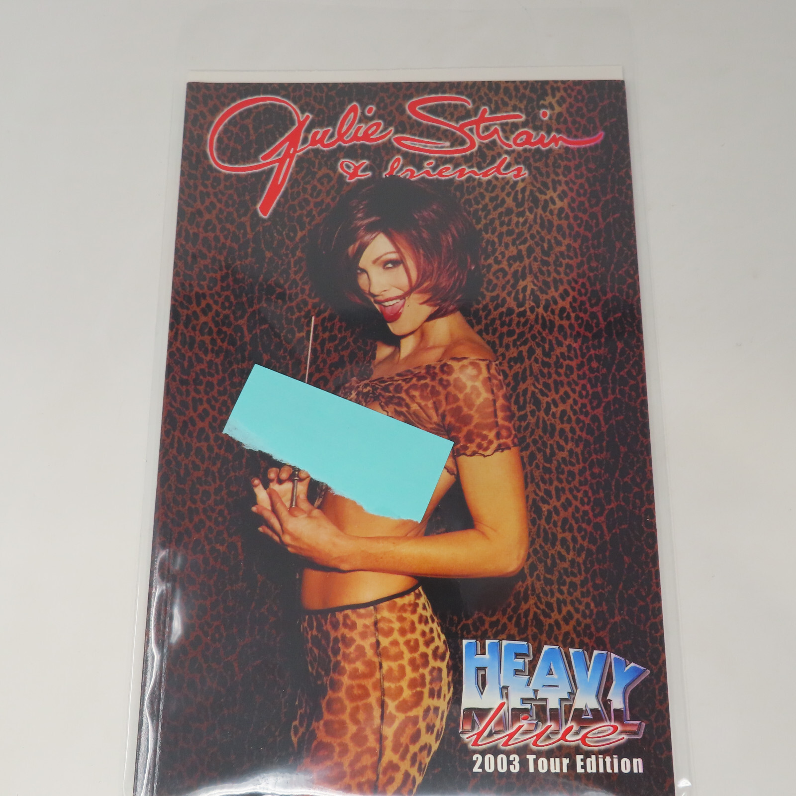 Julie Strain & Friends Heavy Metal Live Book ONE 1 2003 Tour