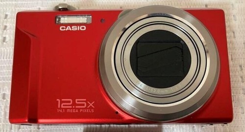 CASIO EXILIM EX-ZS100 Digital Camera Red 14.1MP 12.5x Optical Zoom