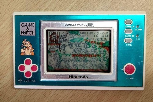 DONKEY KONG Jr. Nintendo Game & Watch Vintage TESTED With battery