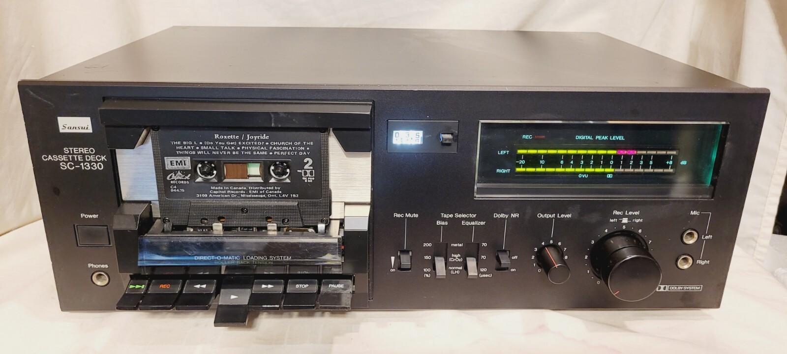 vintage sansui cassette deck SC-1330 TESTED, WORKS GREAT | eBay
