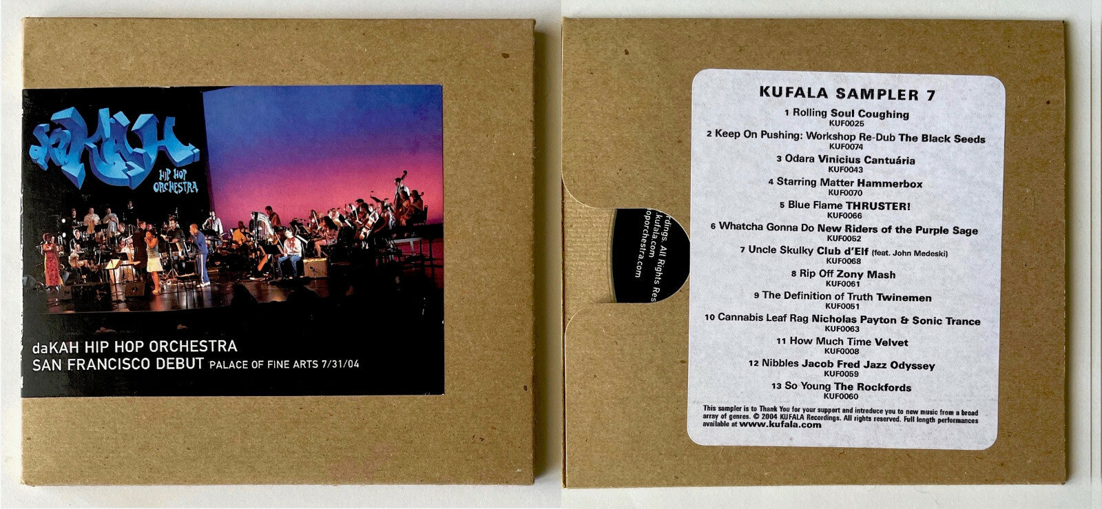KUFALA Sampler 7 + daKAH Hip Hop Orchestra: San Francisco Debut [3