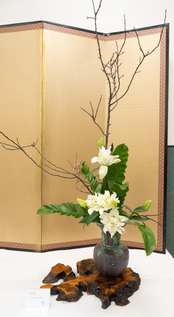 日本花道聖地亞哥和美支部年度插花展舉行| 小原流| 日式插花| 大紀元