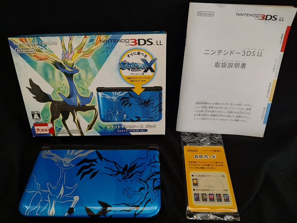 Defective Nintendo 3DS LL Pokemon X & Y Edition Xerneas Yveltal