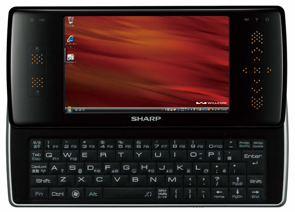 6月中旬発売予定、「Ultra Mobile WILLCOM D4（ディーフォー）」の高