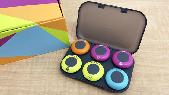 超小型＆超軽量なモバイルモーションキャプチャ「mocopi」とスマホが