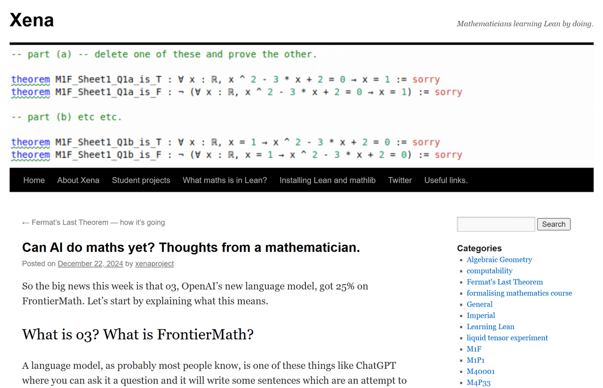 OpenAIのo3モデルが数学の超難問データセット「FrontierMath」で25.2
