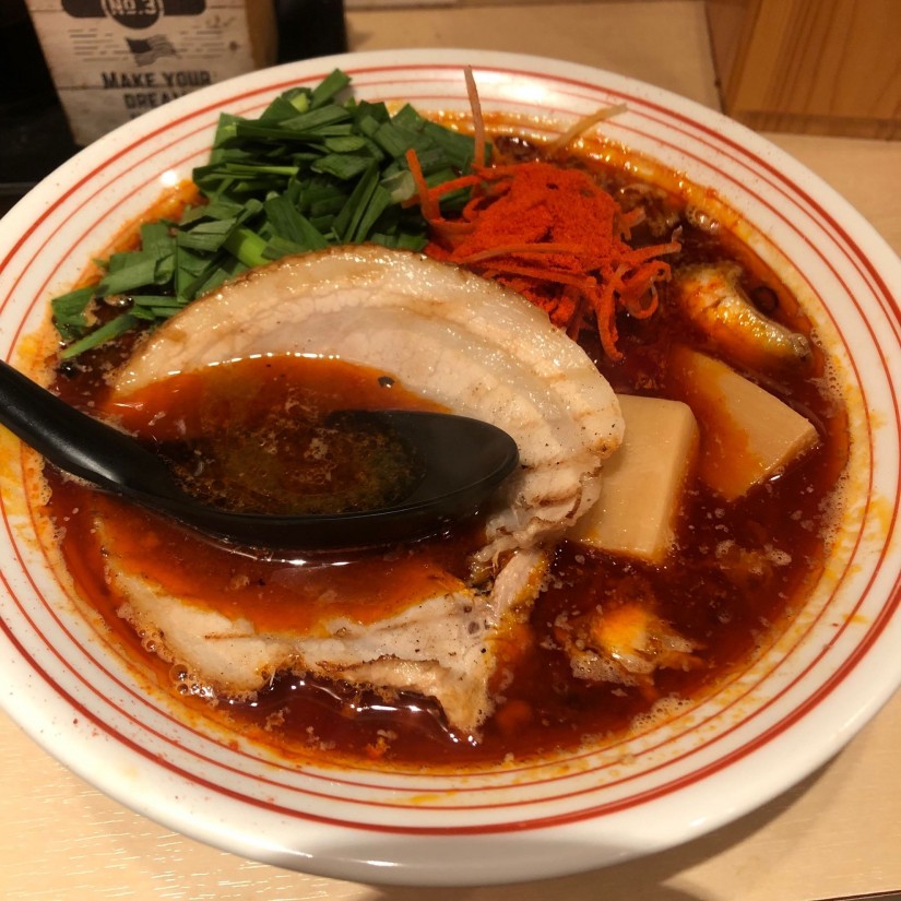 旨辛醤油 30辛 30辛、鬼辛、地獄辛 3.46KM - 辛いラーメン専門店 辛麺