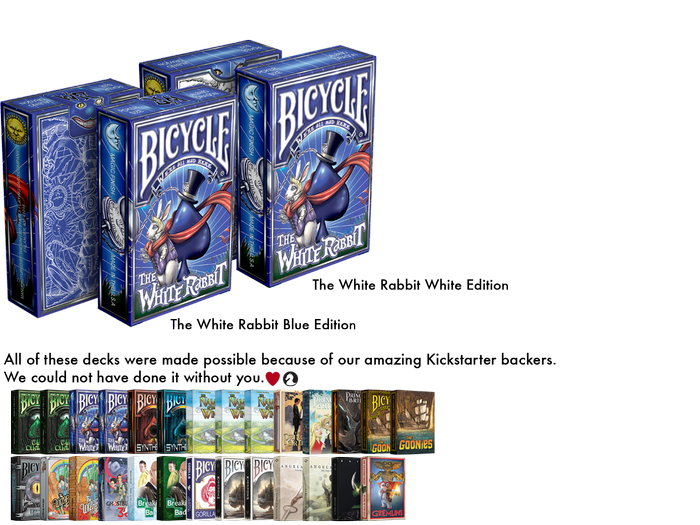 The White Rabbit Playing Cards by Albino Dragon — Kickstarter