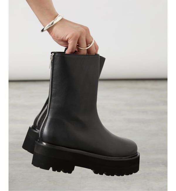 追加2》CAMINANDO カミナンド 別注 ウシロZIPブーツ（VERMEIL par iena