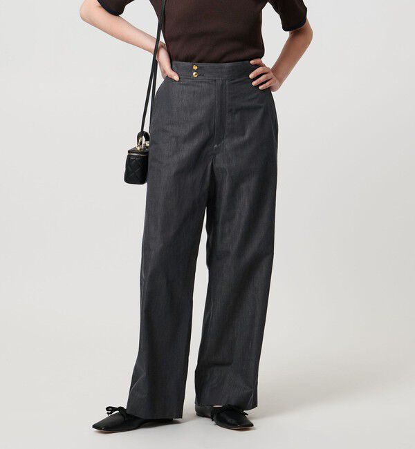 サイドバックルタックテーパードチノパンツ（JOURNAL STANDARD relume