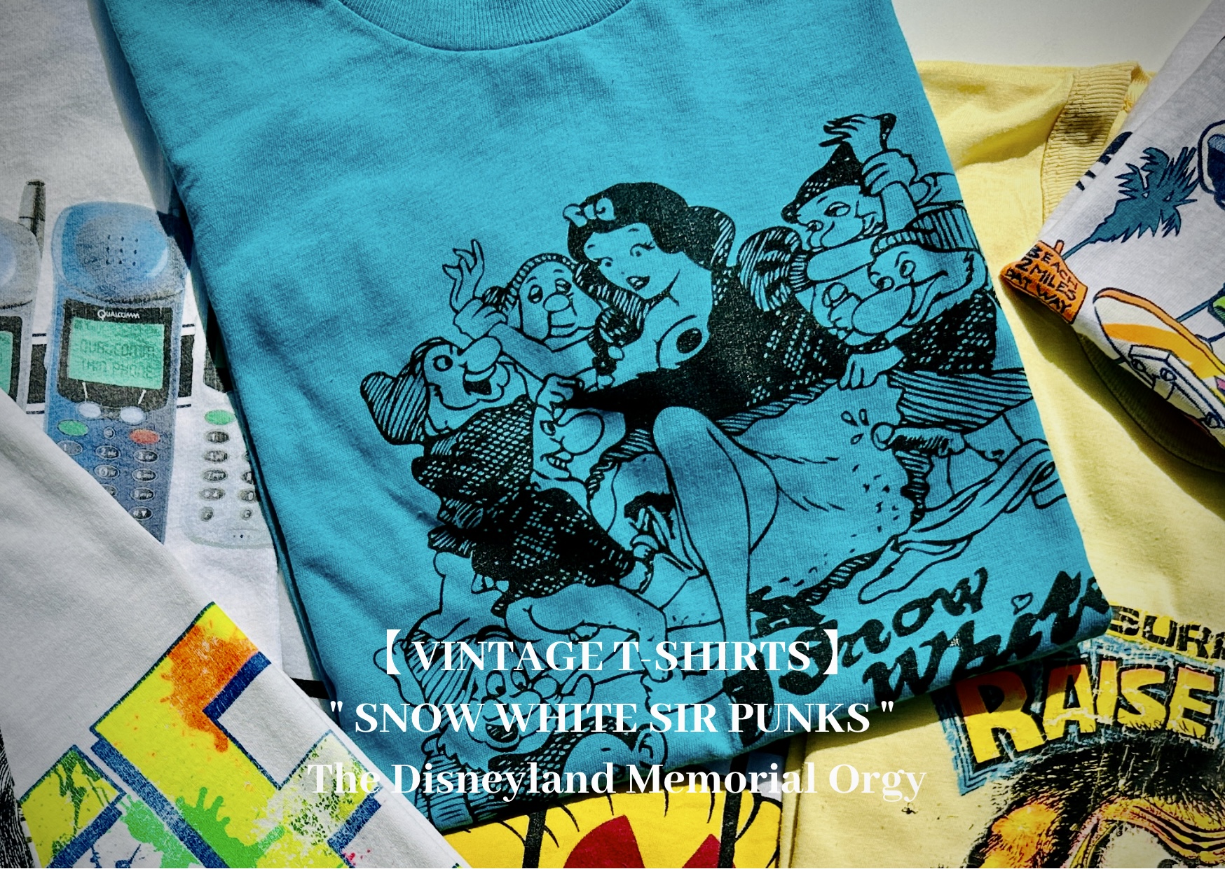 VINTAGE T-SHIRT 】ウォルト・ディズニーの死の直後に発表された最も