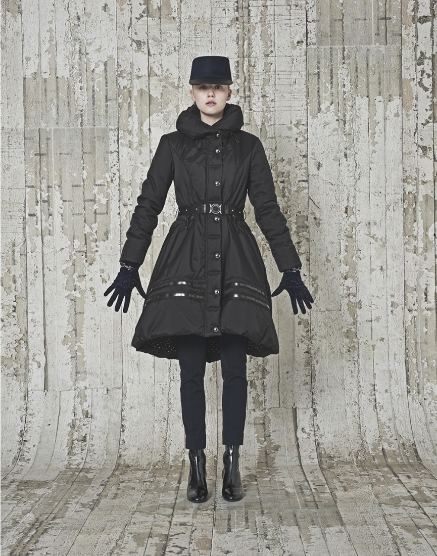 希少 マリテフランソワジルボー スタッズ パッチワーク ロングコート L