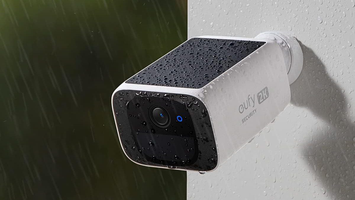 Anker's eufy SoloCam S220 solar-charging security camera multi
