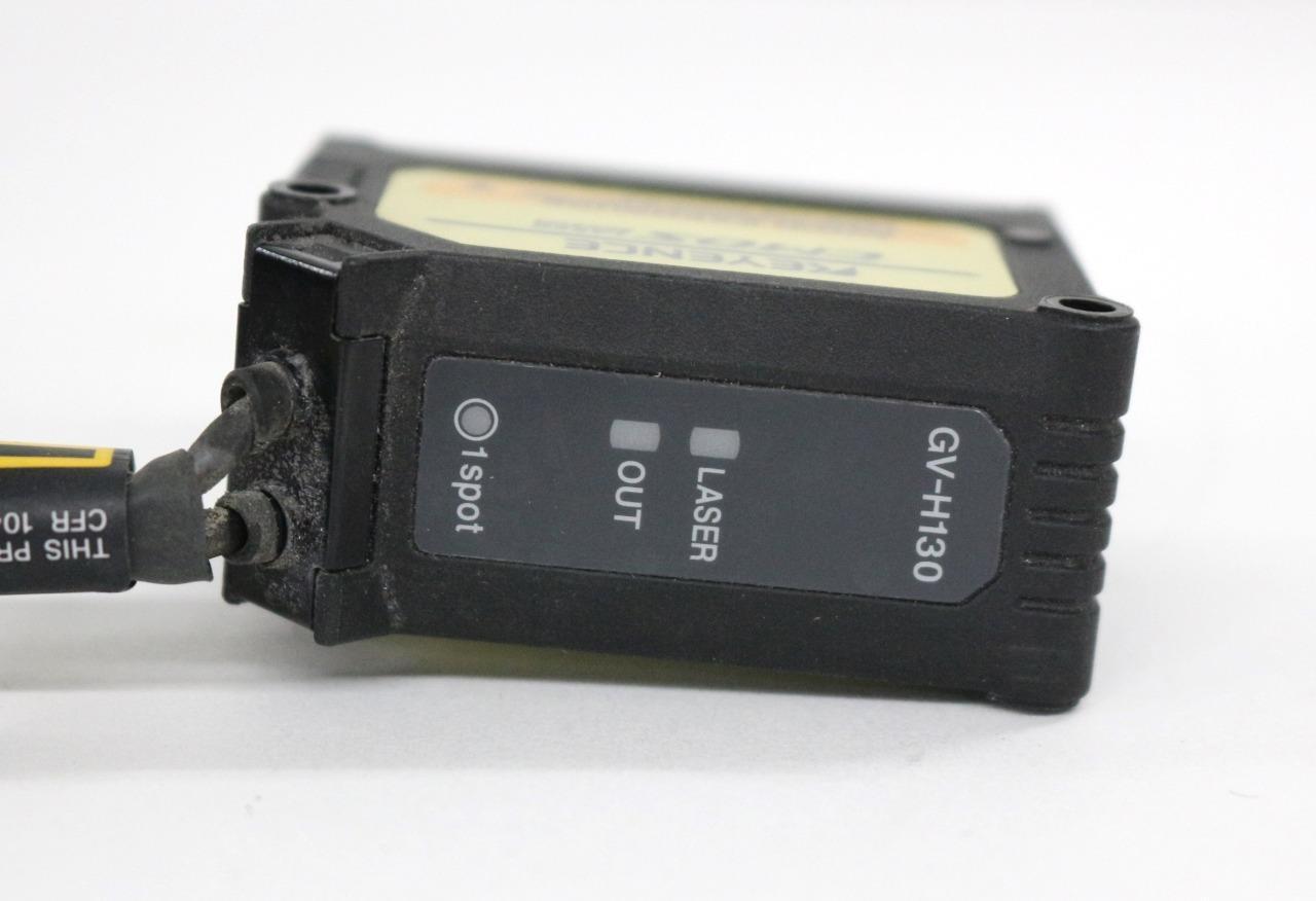 Keyence GV-21P, GV-H130 GV-21P Amplifier w/ GV-H130 Laser Sensor