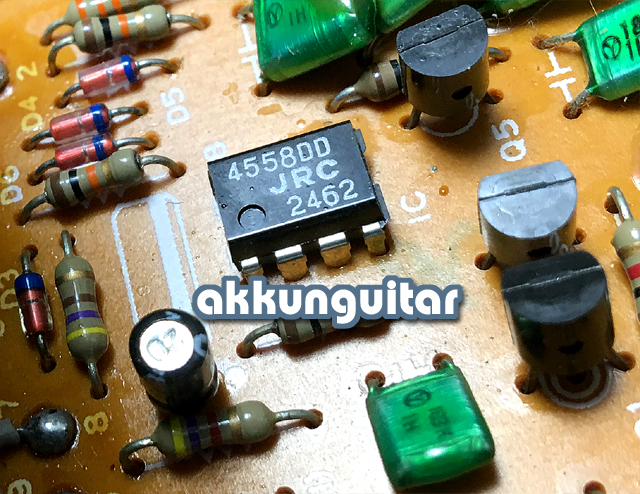 ボスSD-1のオペアンプのお話♪ BOSS SD-1 4558DD艶あり | 人生を