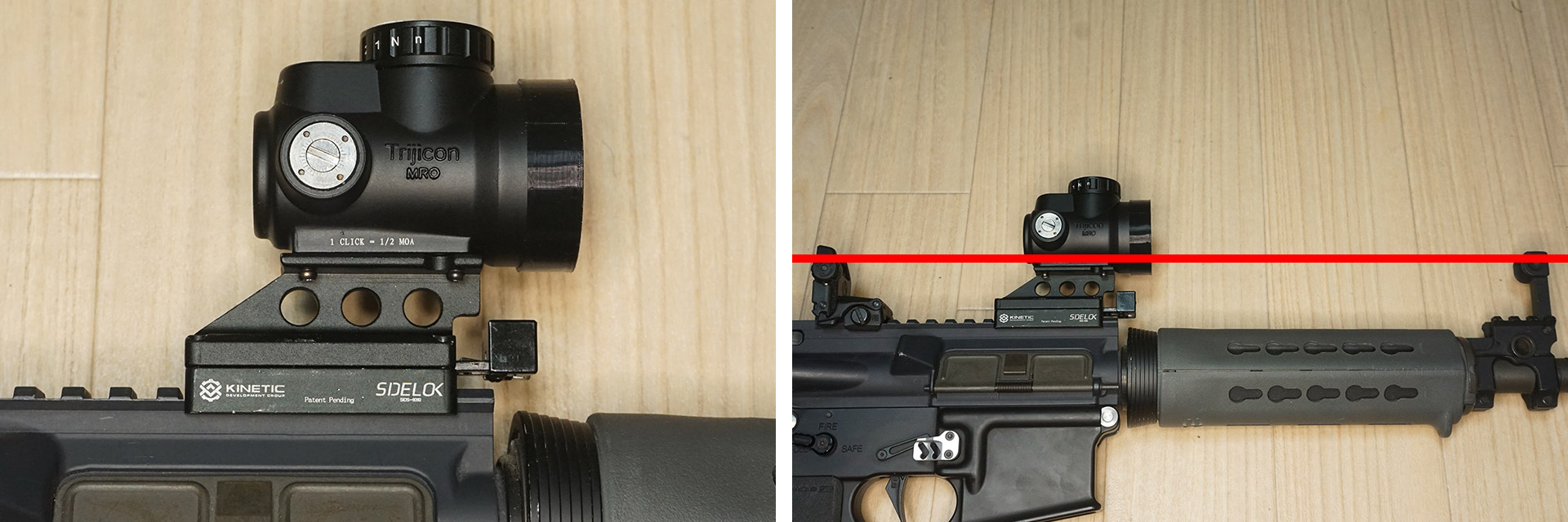 Kinetic Slidelokタイプ MROマウントのレビュー | エボログ