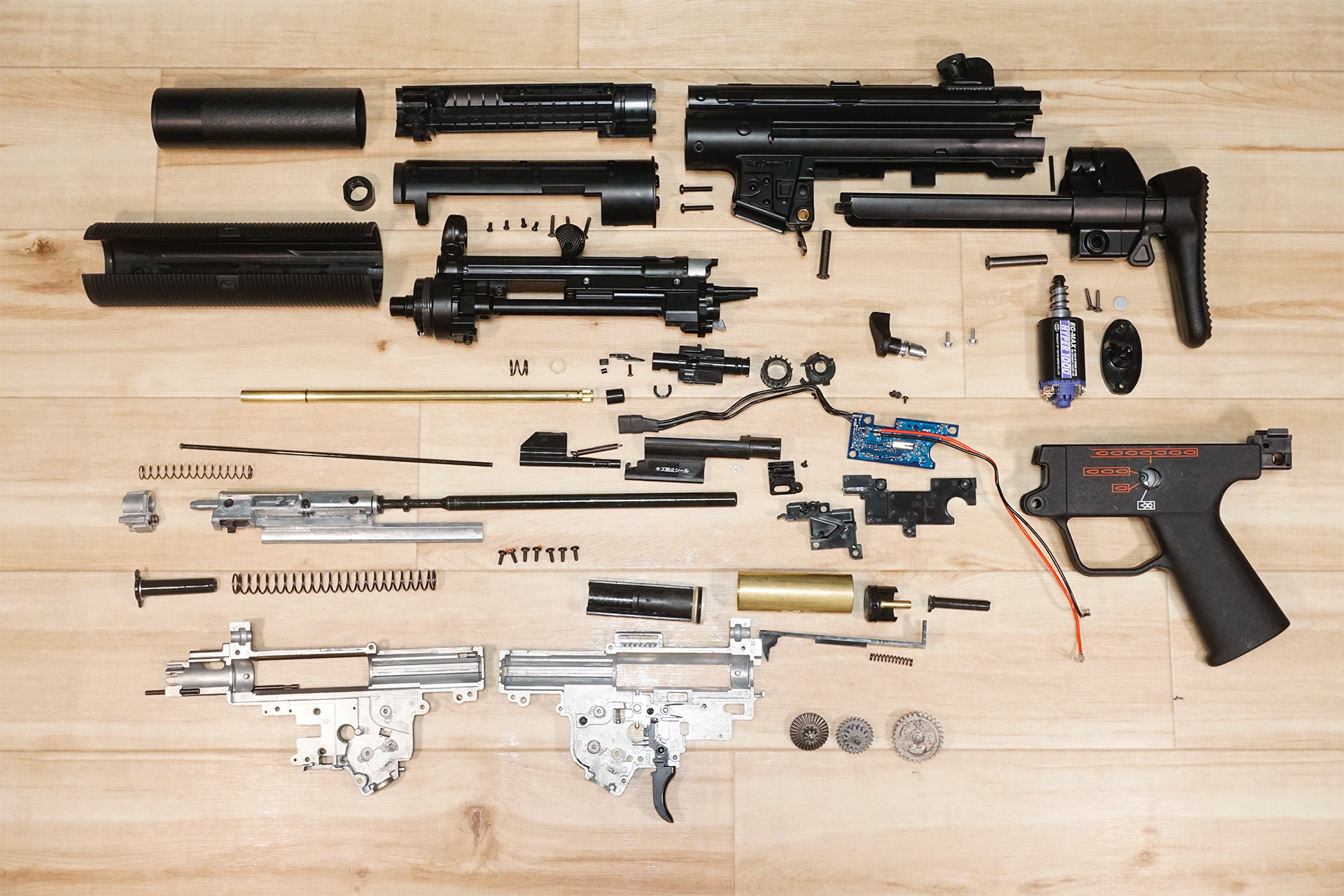 東京マルイ MP5SD6 次世代電動ガンの分解レビュー | エボログ