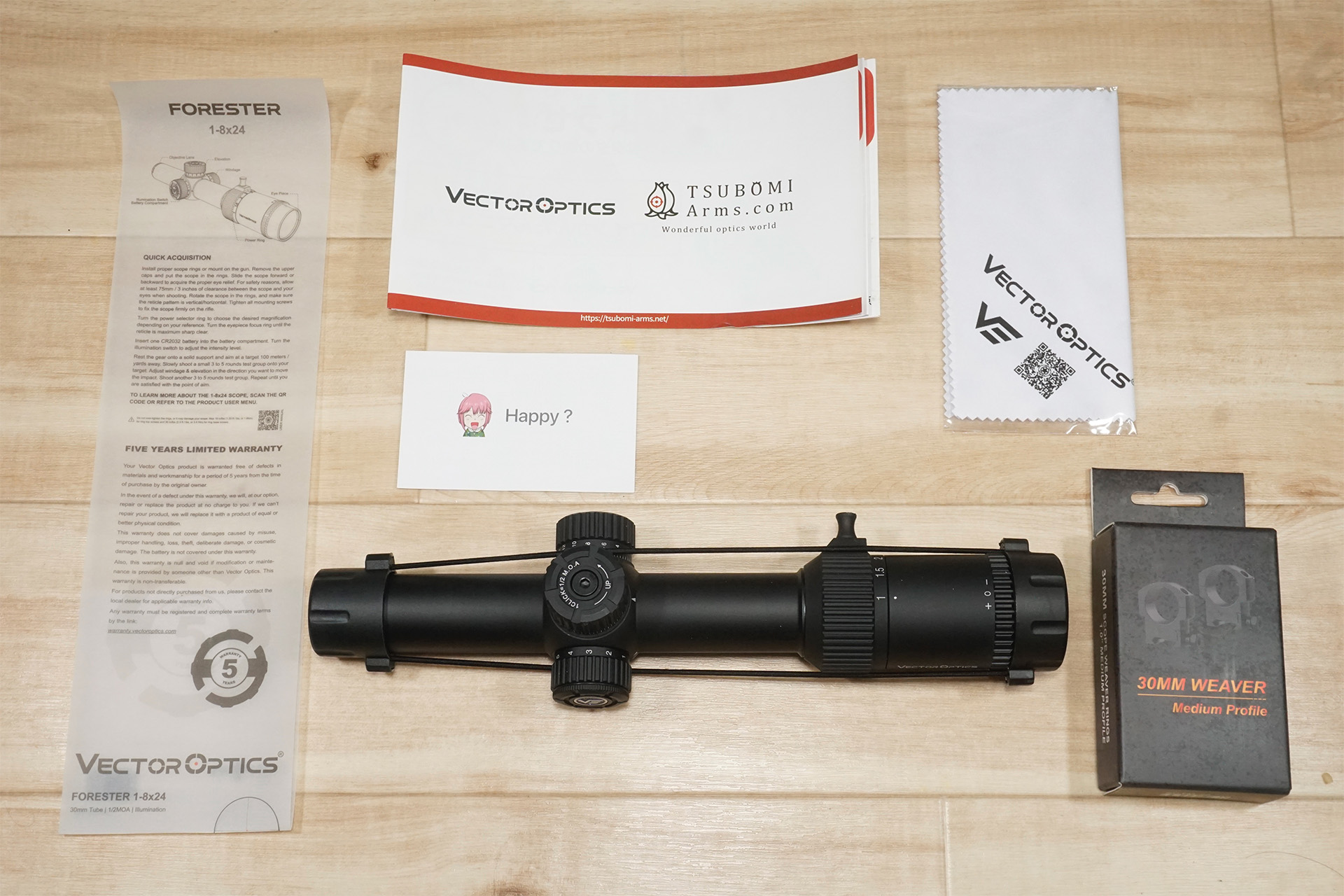 最大倍率8倍に進化したVector Optics Foresterシリーズの最新モデル