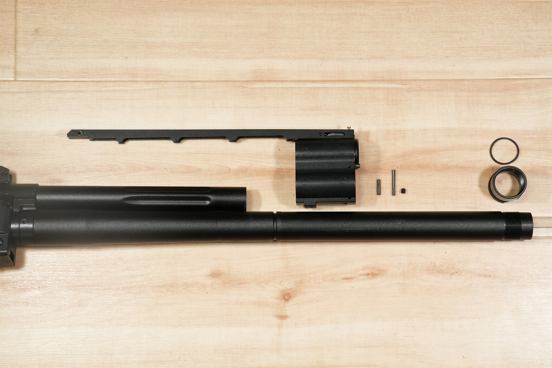 東京マルイ サイガ12K用カスタムパーツ、FCW ショートアウターバレルと