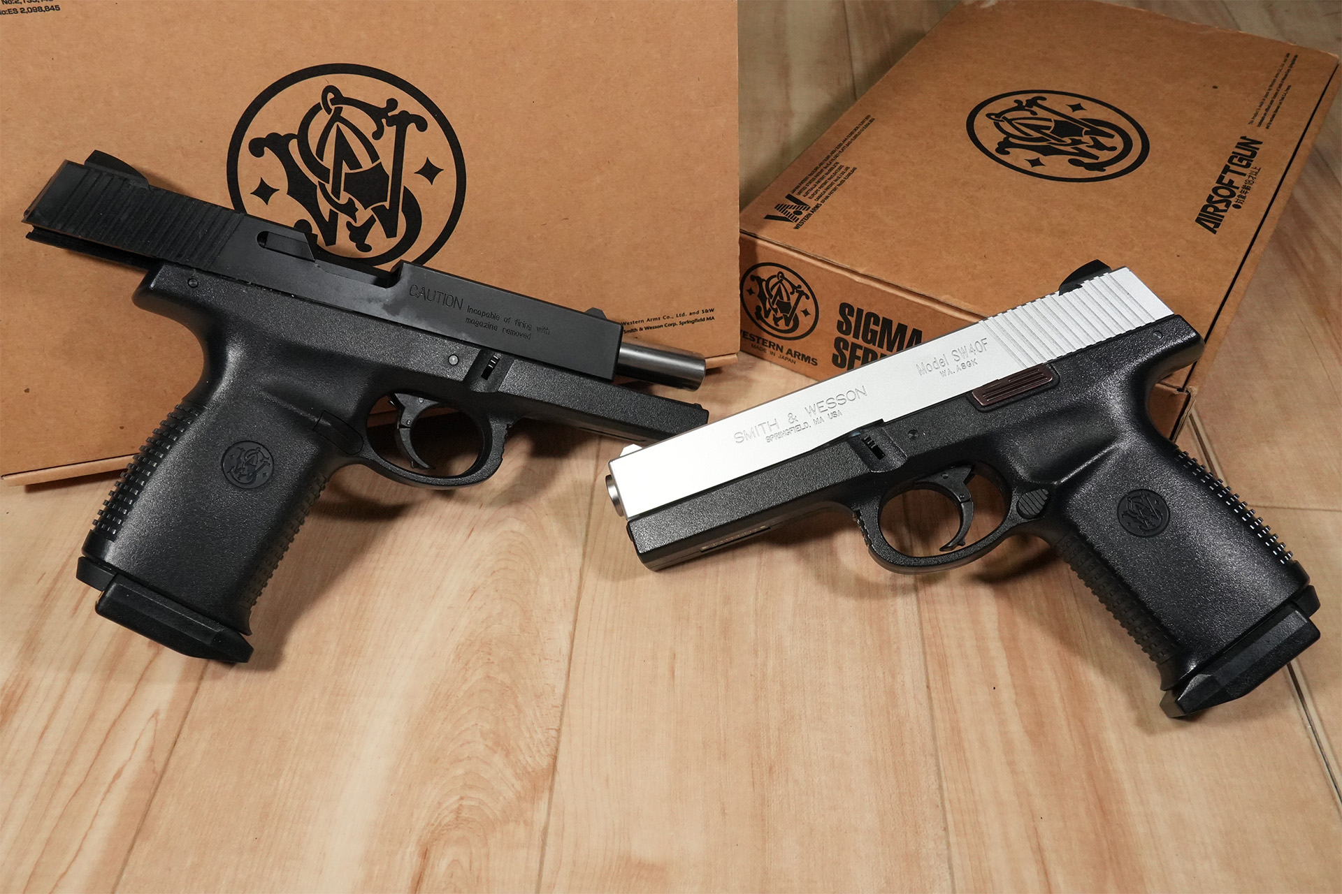 ウエスタンアームズ S&W SIGMA 40F ABS リアル刻印モデルのレビュー