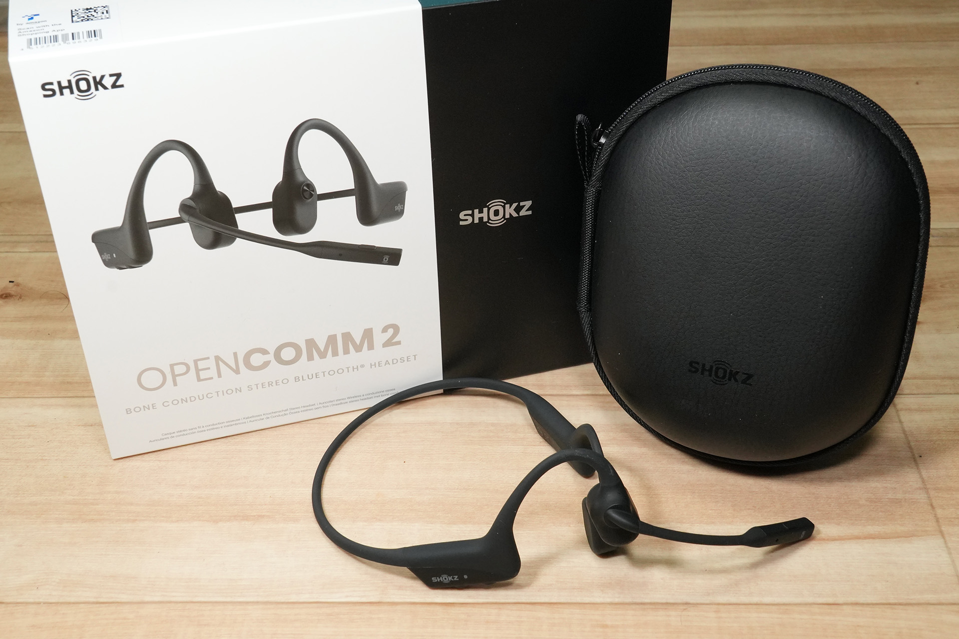 SHOKZ OPENCOMM 2 骨伝導イヤホン ブラック Shokz（ショックス