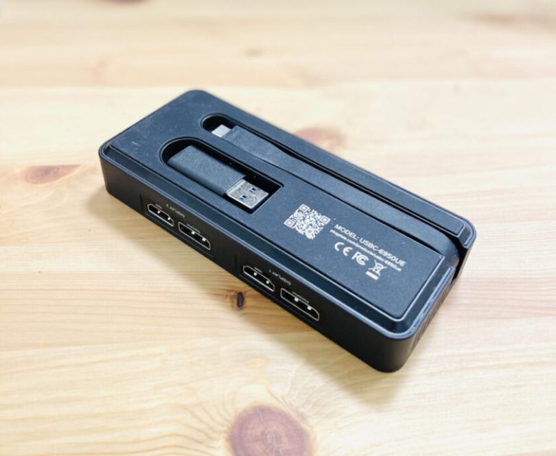 Plugable USBC-6950UE M1チップ搭載Macもトリプルディスプレイ化できる