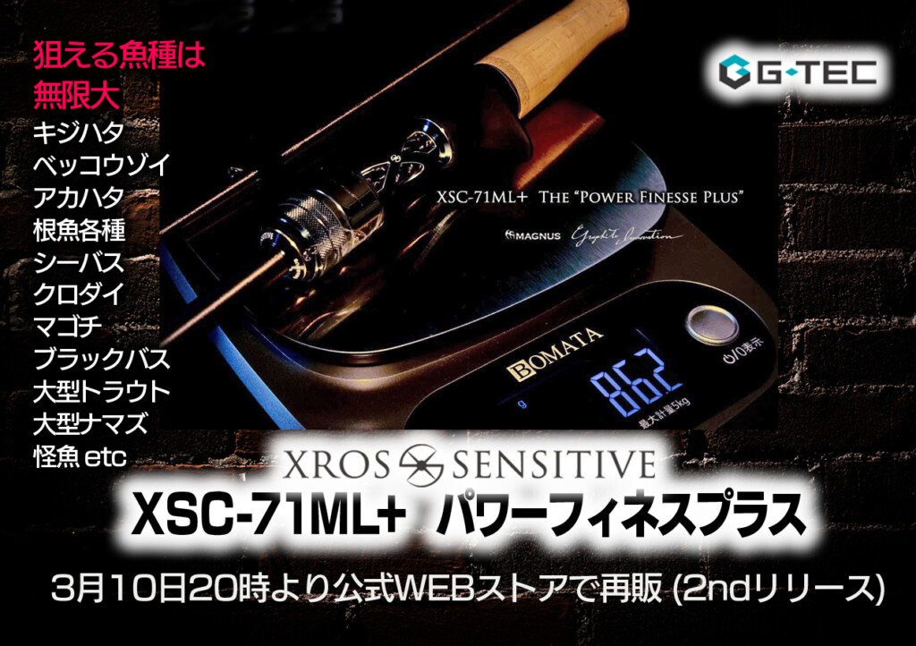 狙える魚種無限! スーパーバーサタイルなベイトフィネスロッド【クロス