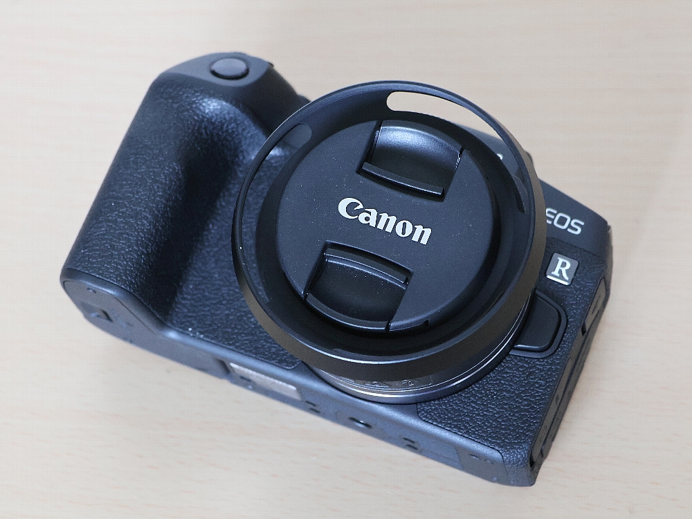 Canon RF 28mm F2.8 レンズへのクラシックレンズフード取付 | シュー