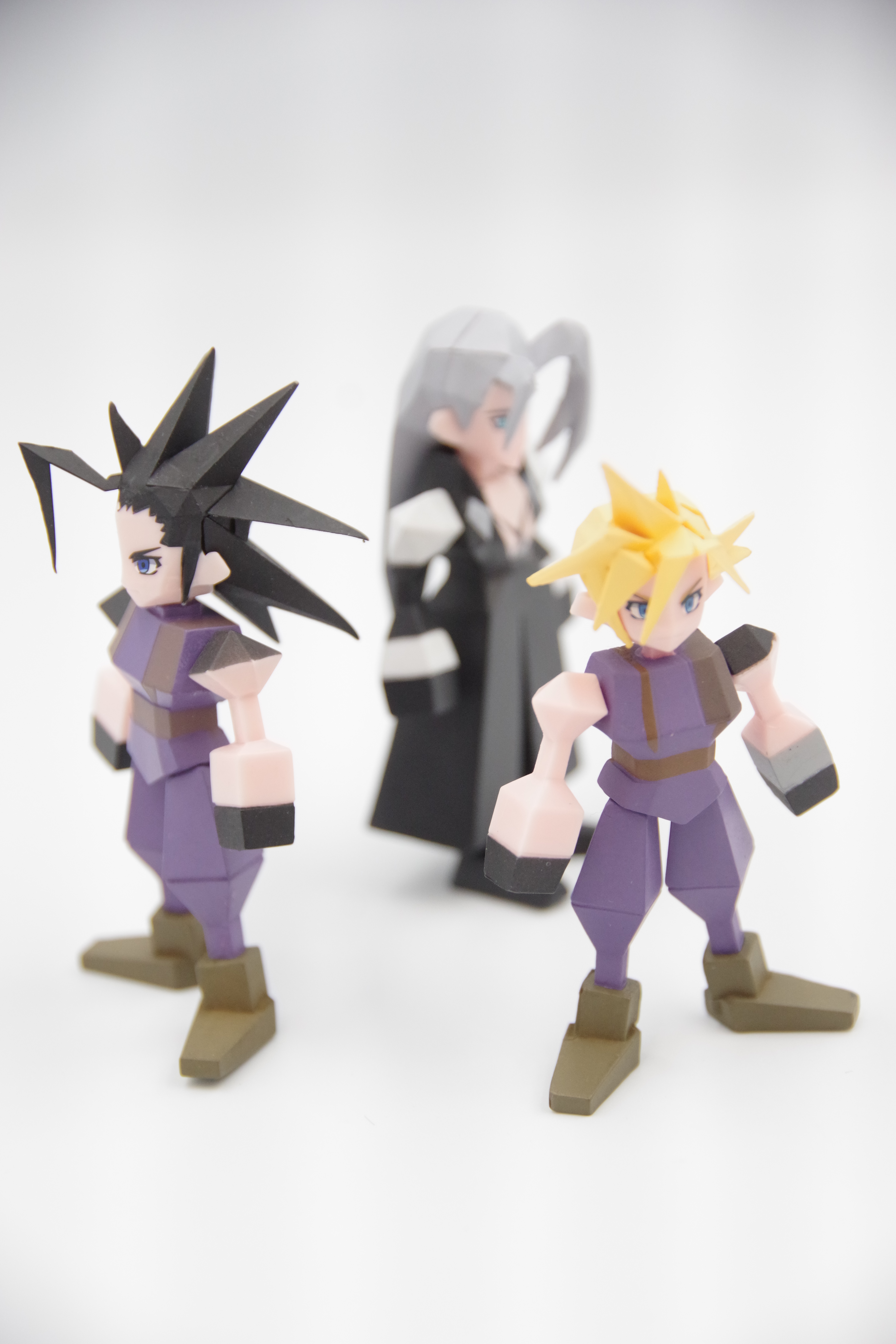 FINAL FANTASY Ⅶ REBIRTH発売記念くじ D賞 ミニフィギュア7体セット&G