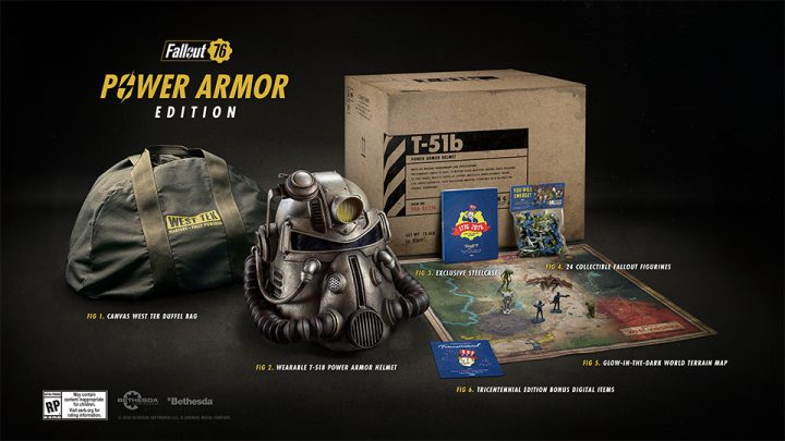 Fallout 76』の予約受付開始、リアルヘルメット付属の「パワーアーマー