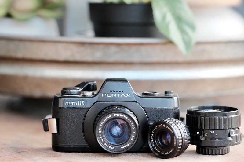 World's Smallest SLR: Pentax Auto 110 + Adapting Tiny Lenses to