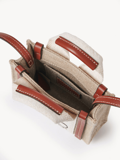 CHLOE Woody Nano Tote Bag With Shoulder Strap - Haute24