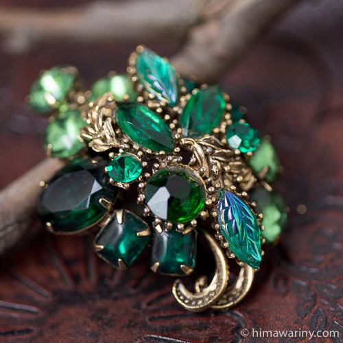 green-glass-vintage-