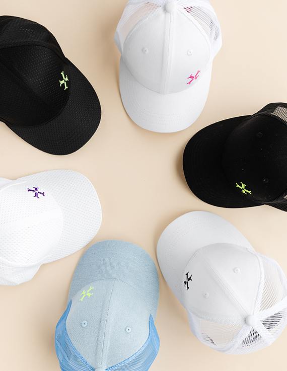 Black Sports Cap with Neon Details – Jacqueline & Jac