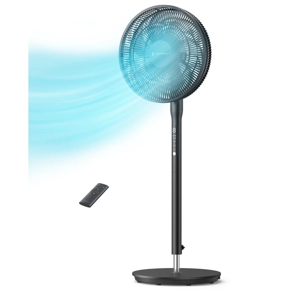 Free-standing fan with remote control, TaoTronics TT-TF009 - omvi