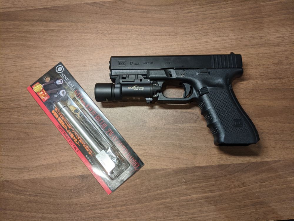 カスタム】東京マルイ グロック17Gen.4のアウターバレルをLAYLAX製に