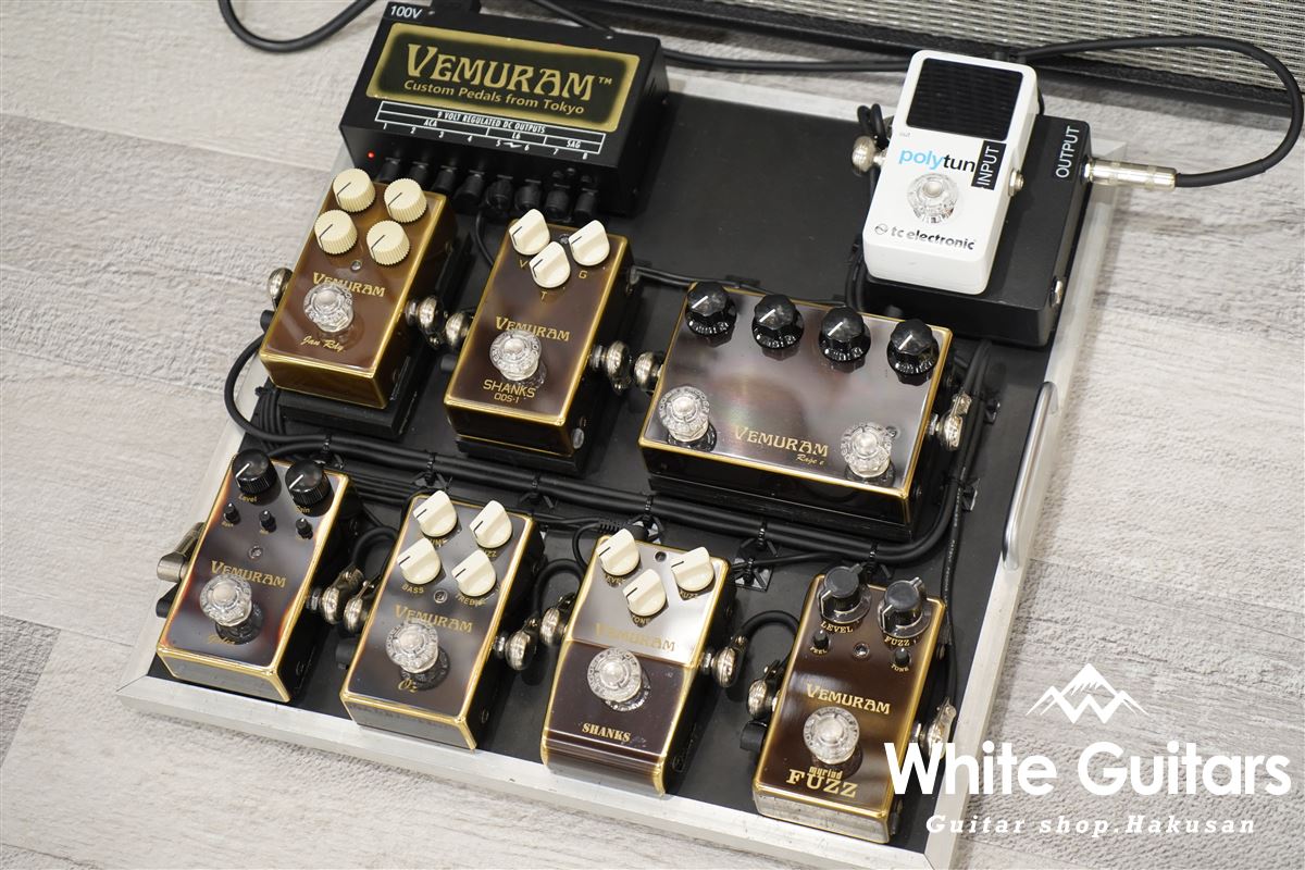 VEMURAM試奏ペダルボード設置！【夏音2021】 | White Guitars