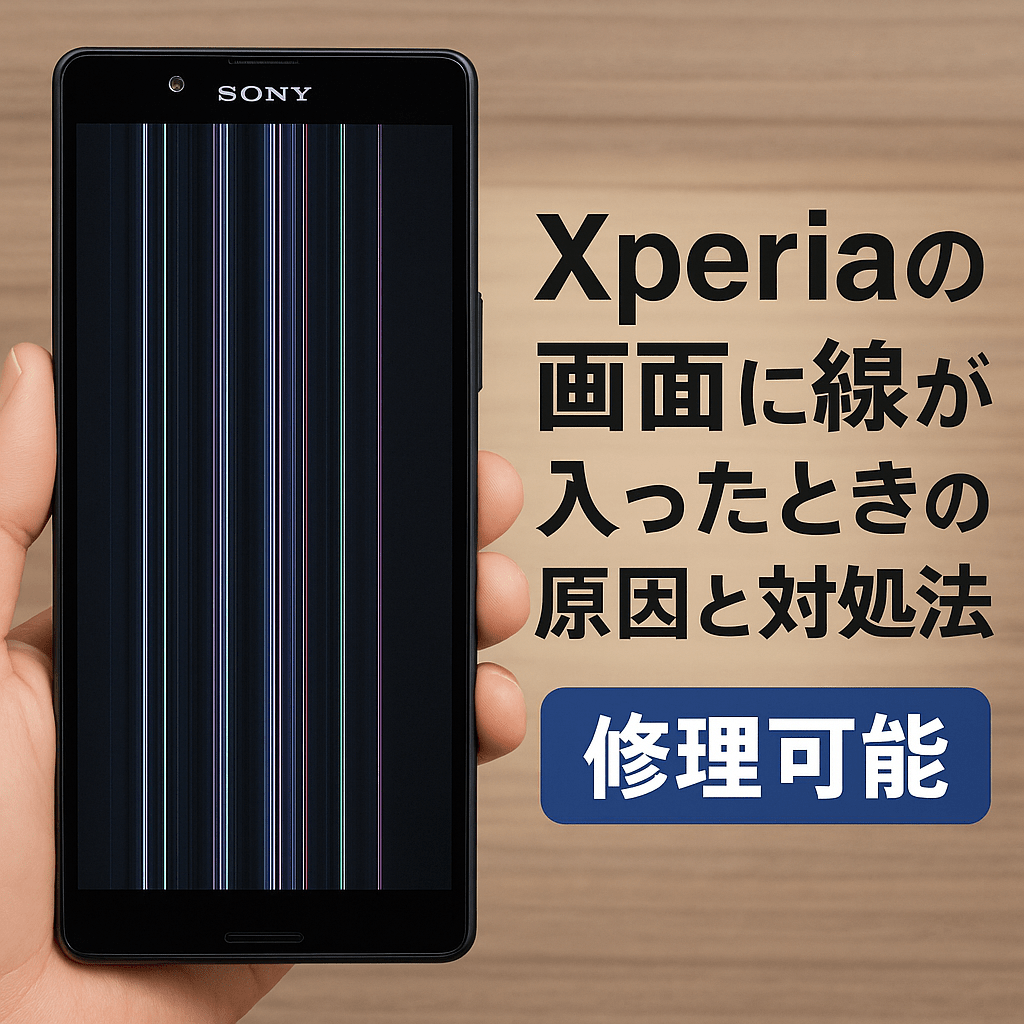 Xperiaの画面に線が入ったときの原因と対処法 | iPhone修理・iPad修理