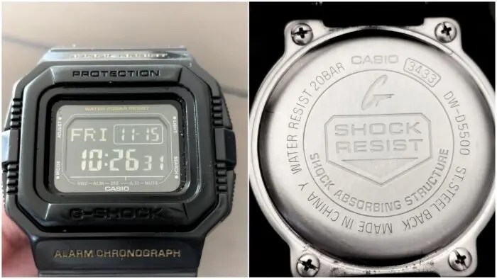 定番外！レア品番のDW-5500系を自分で電池交換する方法を解説｜腕時計